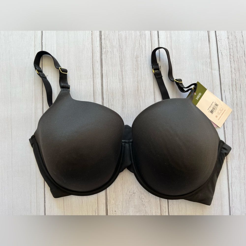 NWT Joyspun 38DD Black Smoothing T Shirt Bra